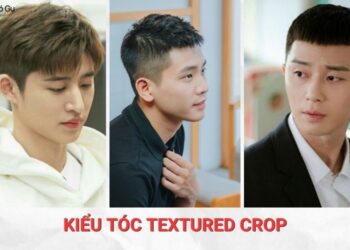 kiểu tóc textured crop