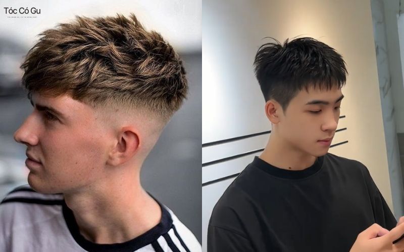 Textured Crop tóc nam​ mái ngắn trẻ trung, năng động