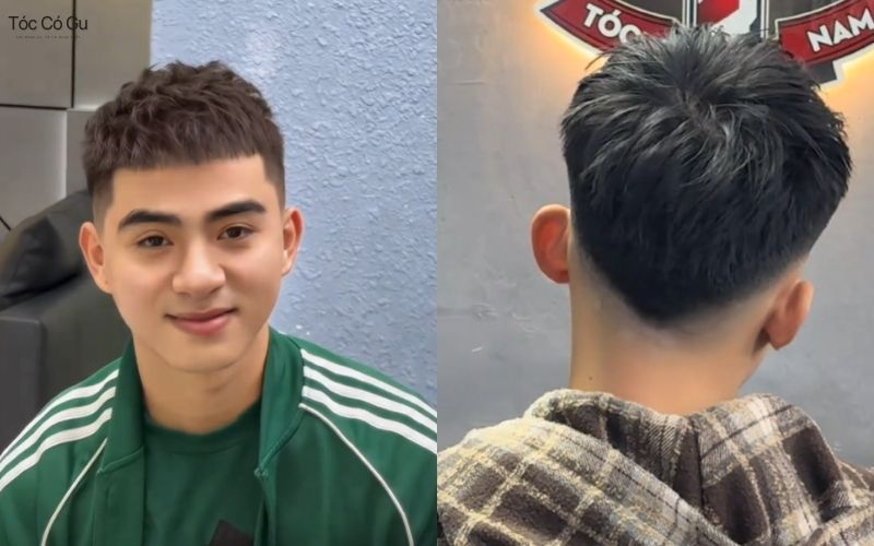 Textured Crop​ kết hợp Mohican tạo sự mạnh mẽ