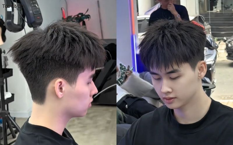 Textured Crop​ tỉa layer giúp tạo chiều sâu cho tóc