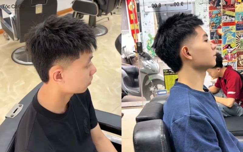 Cực chất với kiểu tóc Textured Crop​ mullet mini