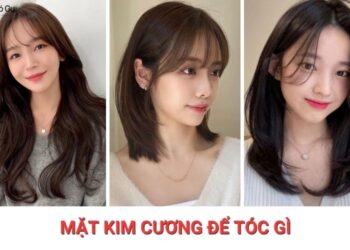 mặt kim cương để tóc gì