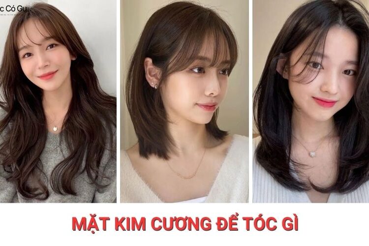 mặt kim cương để tóc gì