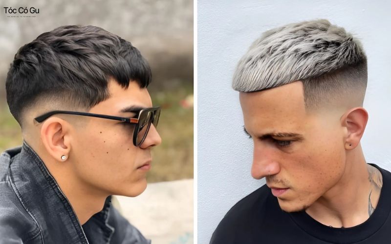 Kiểu tóc Textured Crop