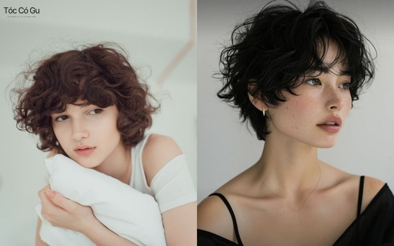 Tóc tém uốn hippie cá tính