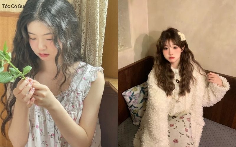 Tóc kiểu hippie dài xoăn lơi