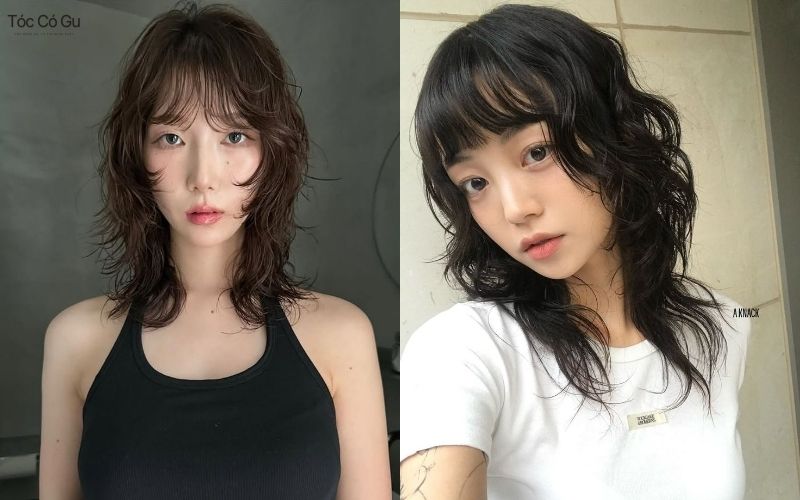 Tóc mullet hippie ngắn