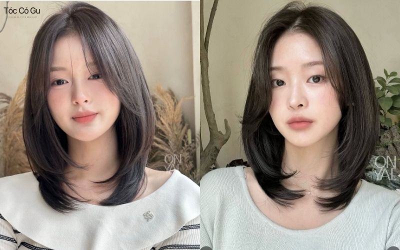 15+ kiểu tóc ngang vai đẹp hack tuổi, trẻ trung, hot nhất 2026 Mẫu tóc ngang vai mái bay dành cho nữ nhẹ nhàng