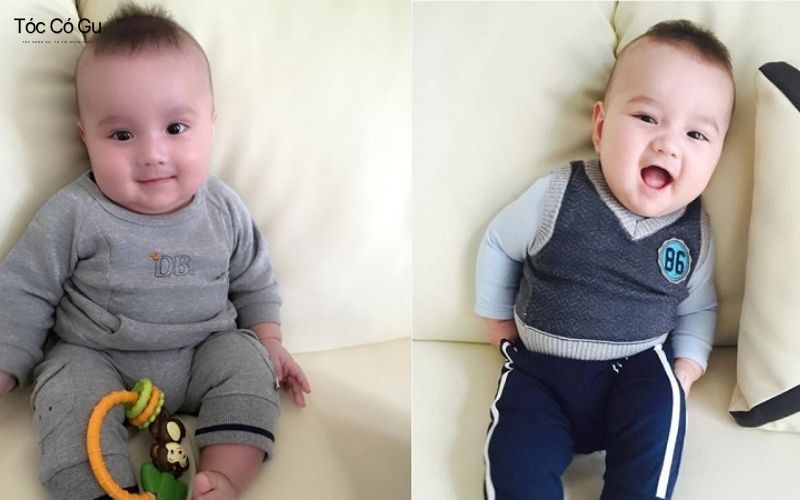 Kiểu tóc chỏm đầu cho bé trai