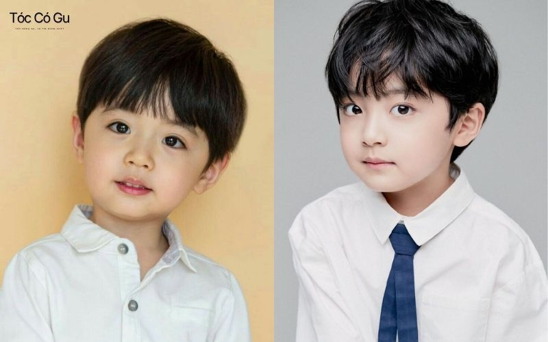 Kiểu tóc bé trai để mái