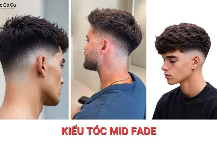 kiểu tóc Mid Fade