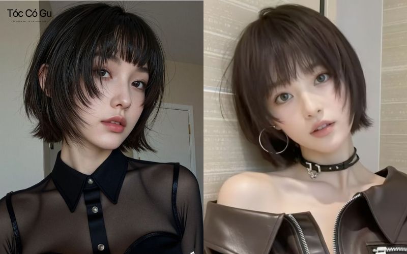 Tóc tém (Pixie) cho mặt kim cương