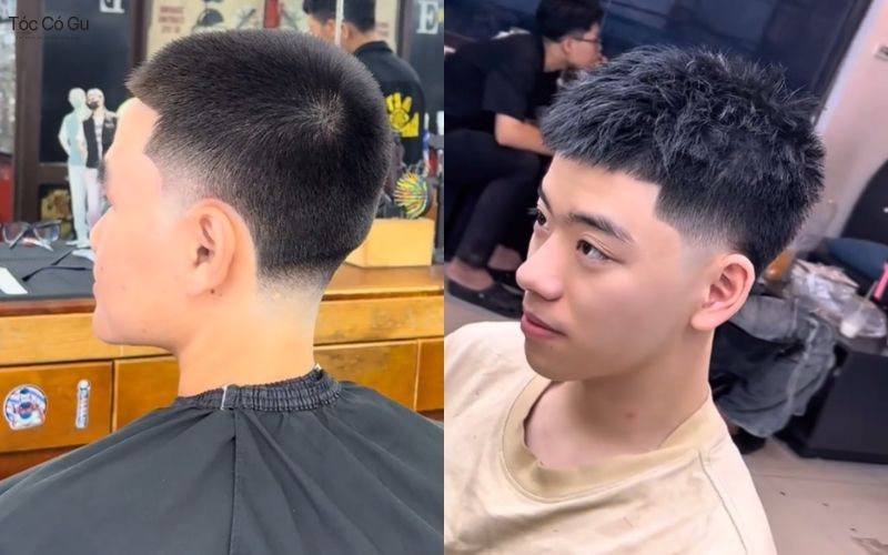 12+ kiểu tóc húi cua đẹp nam tính, năng động, gọn gàng Tóc taper tạo cảm giác mềm mại, tự nhiên, hợp với người mới cắt húi cua lần đầu