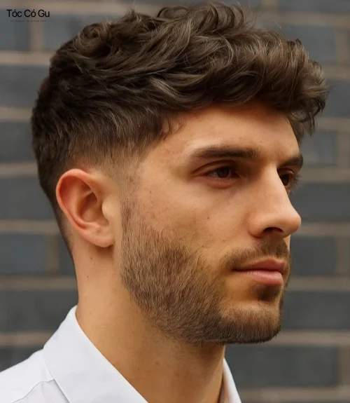 Textured Quiff: Kiểu tóc nam phồng tự nhiên hot hiện nay Kiểu tóc textured quiff fade nam trẻ trung hiện đại