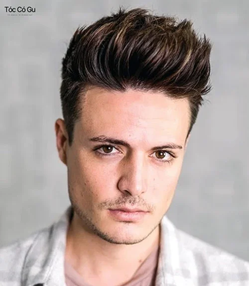 Textured Quiff: Kiểu tóc nam phồng tự nhiên hot hiện nay Long textured quiff nam tóc dài phong cách nghệ sĩ