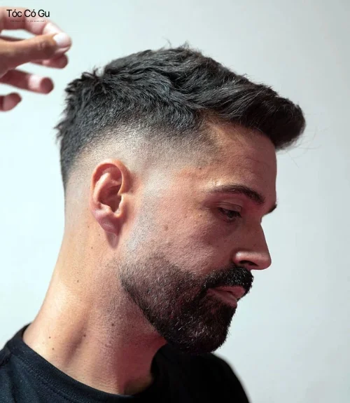Textured Quiff: Kiểu tóc nam phồng tự nhiên hot hiện nay Modern textured quiff nam thời thượng và cuốn hút