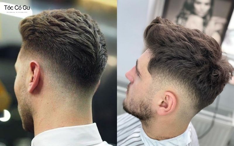 Drop Fade: Kiểu tóc nam hiện đại, phù hợp mọi khuôn mặt Drop Fade with Pompadour thời thượng