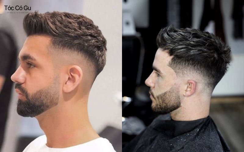 Drop Fade: Kiểu tóc nam hiện đại, phù hợp mọi khuôn mặt Drop Fade with Quiff trẻ trung