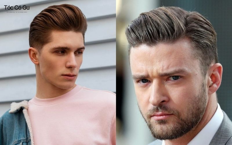 10+ kiểu tóc cho nam mặt to giúp gọn mặt chuẩn soái ca Kiểu tóc nam High Pompadour mặt béo