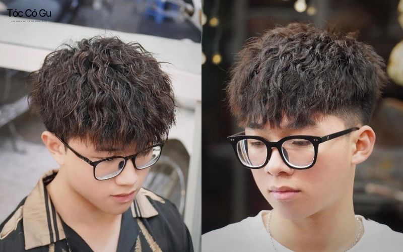 10+ kiểu tóc cho nam mặt to giúp gọn mặt chuẩn soái ca Kiểu tóc nam Curly Flat mặt to
