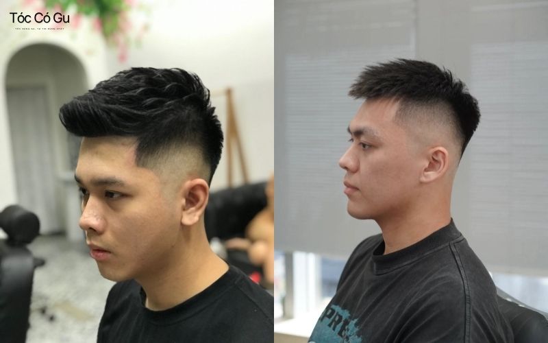 10+ kiểu tóc cho nam mặt to giúp gọn mặt chuẩn soái ca Kiểu Short Quiff cho nam mặt mập