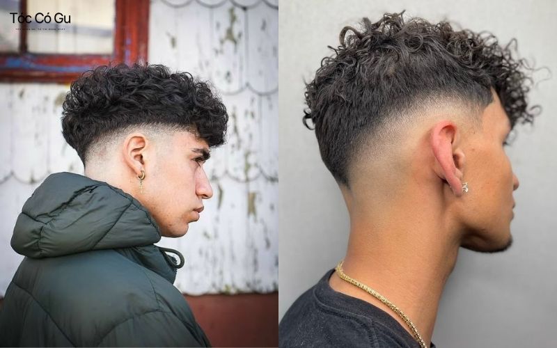 Drop Fade: Kiểu tóc nam hiện đại, phù hợp mọi khuôn mặt Tóc nam Drop Fade with Curls năng động
