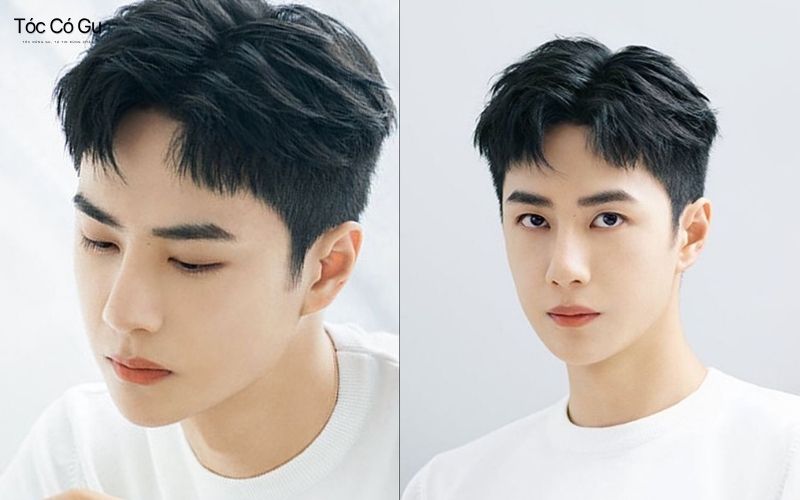 Drop Fade: Kiểu tóc nam hiện đại, phù hợp mọi khuôn mặt Kiểu tóc Drop Fade with Side Part lịch lãm