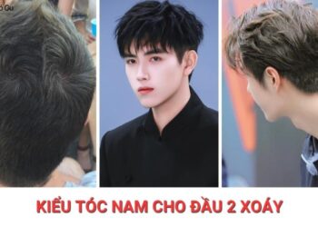 kiểu tóc nam cho đầu 2 xoáy​
