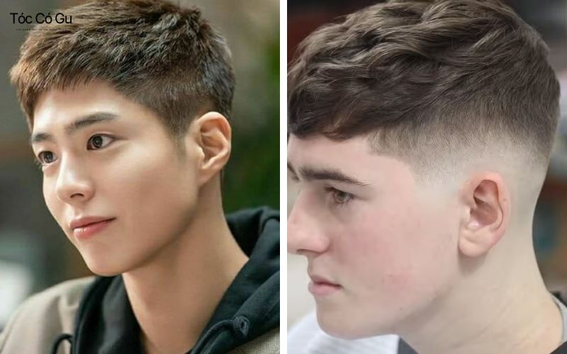 Kiểu tóc nam dành cho trán hói Caesar