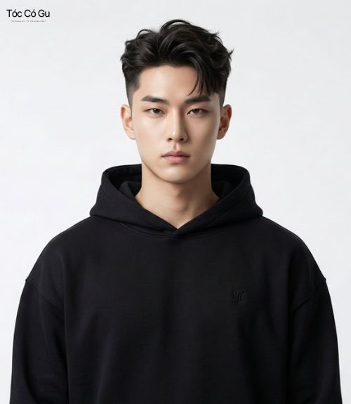 Kiểu tóc Side Part thanh lịch, cổ điển cho nam mặt V line