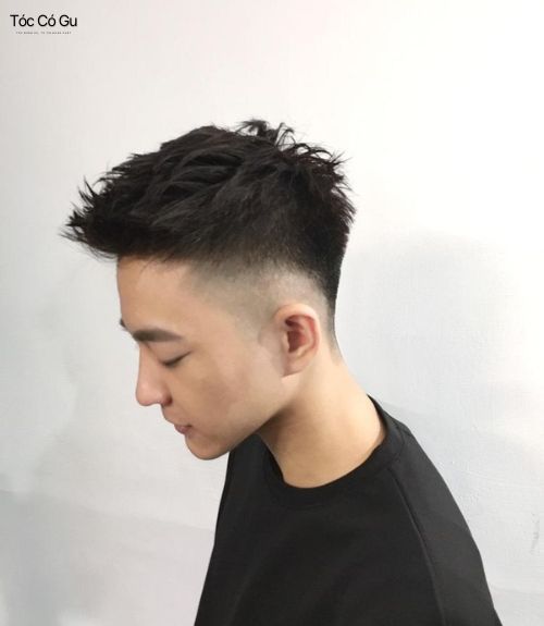 kiểu tóc Mohican cá tính cho chàng trai mặt Vline