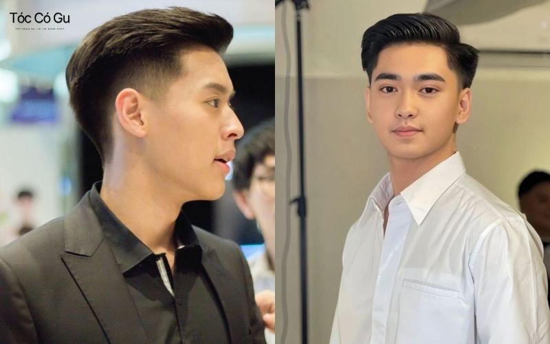 12+ kiểu tóc nam ngắn mặt tròn đẹp, nam tính, hot trend hiện nay Kiểu tóc nam ngắn mặt tròn Undercut vuốt ngược