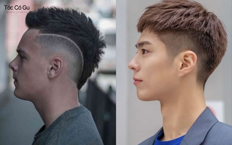 Mohican ngắn giúp nam trán cao thêm cá tính