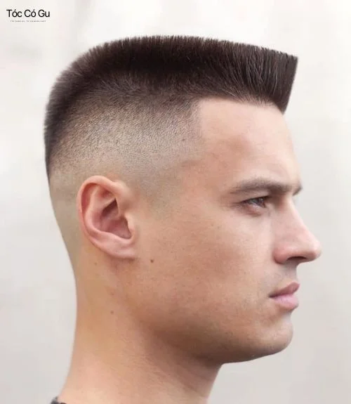 Tóc rễ tre nam nên cắt kiểu gì đẹp, dễ vào nếp, không bị bung chỉa? Buzz Cut là kiểu tóc cực gọn dành cho tóc rễ tre nam