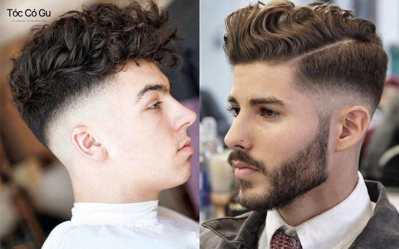 5 kiểu tóc xoăn cho nam mặt tròn đẹp cực chất, không lo mặt to Tóc xoăn Undercut thời thượng