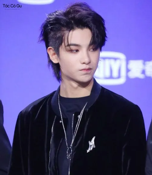 Mẫu tóc nam dấu phẩy curtain hair kết hợp Hiphop phá cách đầy nét trẻ trung hiện đại