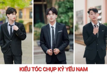 kiểu tóc chụp kỷ yếu nam