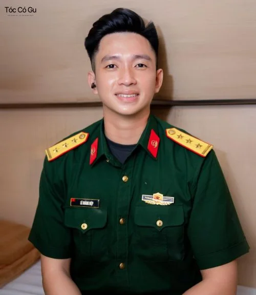 Kiểu tóc quân nhân Lê Hoàng Hiệp