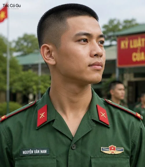 Tóc húi cua quân đội Việt Nam