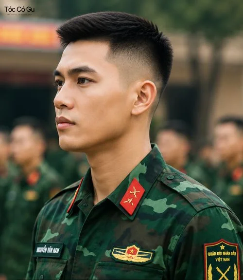 Tóc Fade quân đội Việt Nam hiện đại và cá tính