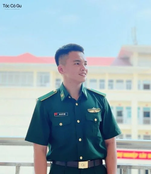 Kiểu tóc 3 phân chuẩn quân đội nam tính hiện đại