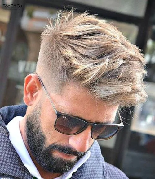 Messy Quiff with Beard