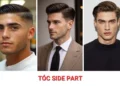 Tóc Side Part là gì? Top 10 kiểu tóc Side Part quốc dân hiện nay Ba nam giới với các kiểu tóc Side Part gọn gàng, vuốt phồng và chia ngôi rõ nét.