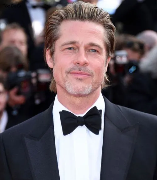 10+ Kiểu tóc Slick Back vuốt ngược đẹp chuẩn quý ông hiện đại bradpitt với kiểu tóc slick back lịch lãm