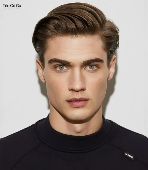 10+ Kiểu tóc Slick Back vuốt ngược đẹp chuẩn quý ông hiện đại kiểu tóc slick back rẽ ngôi side part mang hơi hướng Italy