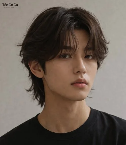 Kiểu tóc Mullet dài cho sinh viên