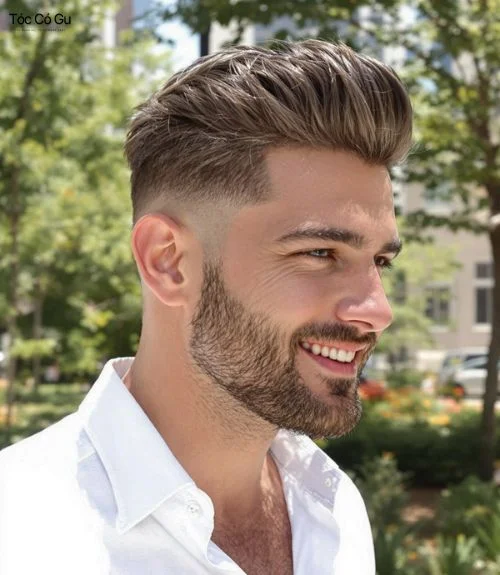 12+ Kiểu tóc nam Châu Âu đẹp lịch lãm, chuẩn Tây hot nhất 2026 Tóc Pompadour phong cách Châu Âu