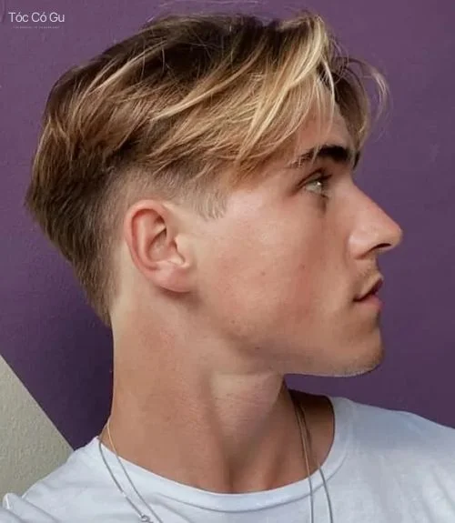 Top 10+ kiểu tóc Middle Part nam cực chất dành cho mọi phong cách Middle Part kết hợp Fade