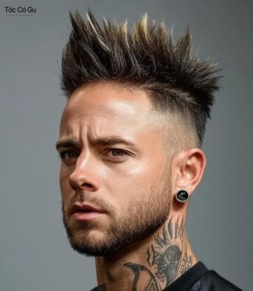 Faux Hawk: Kiểu tóc nam đẹp cá tính, năng động được yêu thích Faux Hawk dài giúp dễ dàng biến tấu với nhiều cách tạo kiểu khác nhau