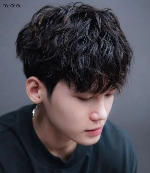 Top 10+ kiểu tóc uốn ruffled cho nam cool ngầu, cực chất Mẫu tóc uốn ruffled layer nam cắt ngắn tạo kiểu xoăn rối bồng bềnh cá tính cho các bạn nam tóc mỏng